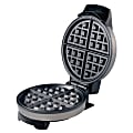Brentwood Select Belgian Waffle Maker, 4-1/2"H x 8"W x 10"D, Silver 1 thumbnail image