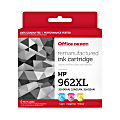 Office Depot® Remanufactured Cyan; Magenta; Yellow High-Yield Ink Cartridge Replacement For HP 962XL, OD962XLCMY