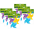 Eureka Paper Cut-Outs, A Teachable Town Pinwheels, 36 Cut-Outs Per Pack, Set Of 6 Packs