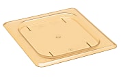 Cambro H-Pan High-Heat GN 1/6 Flat Covers, 3/8"H x 6-3/8"W x 7"D, Amber, Pack Of 6 Covers 1 thumbnail image