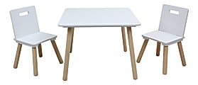 Realspace® Briggle Activity Table And Chairs, White