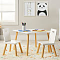 Realspace® Briggle Activity Table And Chairs, White 1 thumbnail image