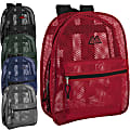 Trailmaker Mesh Backpacks, Assorted Colors (Black, Blue, Red, Gray, Green), Pack Of 24 Backpacks 1 thumbnail image