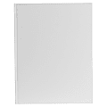 Flipside Hardcover Blank Book - 14 Sheets - 28 Pages - Plain - 80 lb Basis Weight - 8 1/2" x 11" - Bright White Paper - Matte Cover - Hard Cover - 24 / Carton