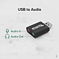 Plugable USB Audio Adapter with 3.5mm Speaker-Headphone and Microphone Jack, Add an External Stereo Sound Card to Any PC, USBAUDIO 1 thumbnail image