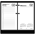 Office Depot® Brand Desk Calendar Refill, 3 1/2" x 6", January to December 2017
