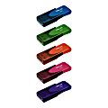 PNY Attaché 4 USB 2.0 Flash Drives, 16GB, Assorted Colors, Pack Of 5 Drives