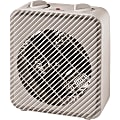Lorell Electric Fan Heater, 3 Heat Settings, 8.1"H x 4.4"W, White