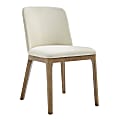 Eurostyle Tilde Fabric Side Accent Chairs, Sand/Walnut, Set Of 2 Chairs 1 thumbnail image
