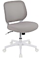 Realspace® Adley Mesh/Fabric Low-Back Task Chair, Gray/White, BIFMA Compliant