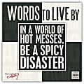 2026 Sellers Publishing Monthly Wall Calendar, 12" x 12", Words To Live By, January To December 1 thumbnail image