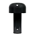 Simple Designs Mushroom Magic Mini Dome Dimming Rechargeable LED Touch Lamp, 8-5/16"H, Black 1 thumbnail image