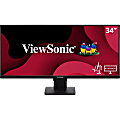 ViewSonic® VA3456 34" 1440p Ultrawide IPS Monitor