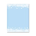 Geo Studios Holiday Themed Letterhead Paper, 8-1/2" x 11-3/4", Blue Snowfall, Pack Of 70 Sheets 1 thumbnail image