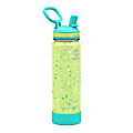 Takeya Actives Straw Lid Reusable Water Bottle, 22 Oz, Confetti Green Grass 1 thumbnail image