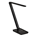 Safco® Vamp LED Wireless Charging Lamp, 16-3/4"H, Black