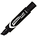 Avery® Marks A Lot® Permanent Markers, Chisel Tip, Jumbo Desk-Style Size, Black