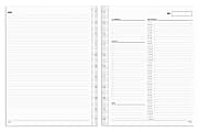 TUL® Discbound Undated Daily Refill Pages, 8-1/2" x 11", Undated, 50 Sheets 1 thumbnail image