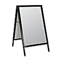 Azar Displays Slide In A-Frame Sign Holder, 24"W x 36"H Graphic, Black Plastic Frame 1 thumbnail image