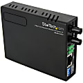 StarTech.com 10/100 Fiber to Ethernet Media Converter Multi Mode ST 2 km 1 thumbnail image