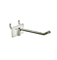 Azar Displays Metal Straight-Entry Hooks For Pegboard And Slatwall Systems, 2-1/2", Pack Of 50 Hooks