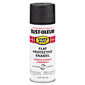 Rust-Oleum® Stops Rust® Protective Enamel Spray Paint, 12 Oz, Flat Black, Pack of 6 Cans 1 thumbnail image