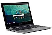Acer® Chromebook Spin 11 Refurbished 2-In-1 Laptop, 11.6" Touch Screen, Intel® Celeron®, 4GB Memory, 32GB Flash Storage, Google™ Chrome OS, Silver 1 thumbnail image