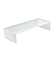 Azar Displays Deluxe Acrylic Monitor Riser Display, 4-1/2”H x 21”W x 7-3/4”D, Clear 1 thumbnail image
