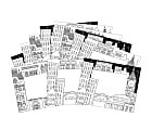 Barker Creek Name Tags, 2 ¾” x 3 ½", Color Cityscape, 45 Name Tags Per Pack, Case Of 2 Packs 1 thumbnail image