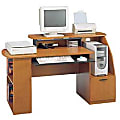Bush Multi-Level Computer Desk, 35 1/2"H x 64 3/4"W x 30 3/8"D, Natural Cherry/Galaxy 1 thumbnail image