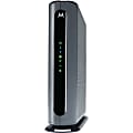 Motorola 24x8 Cable Modem plus AC1900 Dual Band WiFi Gigabit Router with Power Boost - 4 x Network (RJ-45) - F-type - 1900 Mbit/s Broadband - Gigabit Ethernet - Desktop 1 thumbnail image