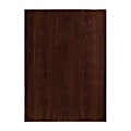 Flash Furniture High-Gloss Resin Table Top With 2"-Thick Drop-Lip, 30" x 42", Walnut