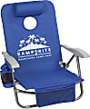 Kamp-Rite SAC-IT-UP Beach Chair With Cornhole Game, Blue