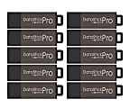 Centon DataStick Pro USB 2.0 Flash Drives, 8GB, Pro Gray, Pack Of 25 Flash Drives, S1-U2P1-8G25PK