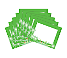 Barker Creek Name Tags, 3 3/4" x 2 1/2", Go Green, 45 Name Tags Per Pack, Case Of 2 Packs 1 thumbnail image
