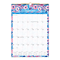2027 Blueline Colorful Monthly Wall Calendar, 12" x 17", Floral, January To December, C173128, Total Qty 1 1 thumbnail image