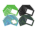 Barker Creek Name Tags, 2 ¾” x 3 ½", Italy/Go Green/Moroccan/Dot, 45 Name Tags Per Pack, Case Of 4 Packs 1 thumbnail image