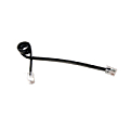 Plantronics® Coiled Phone Cable, 11", Black 1 thumbnail image