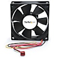 StarTech.com 80x25mm Dual Ball Bearing Computer Case Fan w/ TX3 Connector - Add additional chassis cooling with a 80mm ball bearing fan - FANBOX2 1 thumbnail image