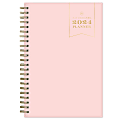 2024 Day Designer Weekly/Monthly Planning Calendar, 5" x 8", Blush, January To December