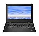 Lenovo® 11e G5 Refurbished Laptop, 11.6" Screen, Intel® Celeron N4100, 8GB Memory, 128GB Solid State Drive, Windows® 10 Pro 1 thumbnail image