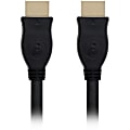 IOGEAR 6.5ft (2m) High Speed HDMI Cable with Ethernet - First End: 1 x HDMI Male Digital Audio/Video - Second End: 1 x HDMI Male Digital Audio/Video - Supports up to 3840 x 2160 - Shielding - Gold Plated Connector