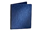 Oxford Letter Recycled Report Cover - 3" Folder Capacity - 8 1/2"x11" - 2x Prong Fastener(s) - Dark Blue - Reinforced Hinge, Embossed- 12902 1 thumbnail image