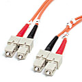 StarTech.com 1m Fiber Optic Cable - Multimode Duplex 62.5/125 - LSZH - SC/SC - OM1 - SC to SC Fiber Patch Cable - Connect fiber network devices 1 thumbnail image