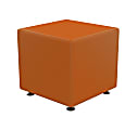 Marco Square Seating Ottoman, Papaya 1 thumbnail image