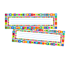 Barker Creek Single-Sided Name Plates, 12" x 3 1/2", Retro, Pack Of 72 Name Plates