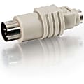 C2G PS/2 Female to AT Male Keyboard Adapter - 1 Pack - 1 x 6-pin Mini-DIN (PS/2) Female - 1 x 5-pin DIN Male - Beige