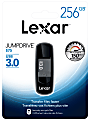 Lexar® JumpDrive® S75 USB 3.0 Flash Drive, 256GB, Black, LJDS75-256ABNLN