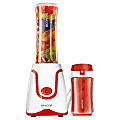 Sencor SBL2205VT Smoothie Blender With 2 Bottles, 20 Oz, Red