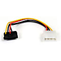StarTech.com 6in 4 Pin Molex to Right Angle SATA Power Cable Adapter 1 thumbnail image